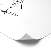 Modern Script begunstigt het Vrijgezellenfeest van Poster (Hoek)