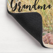 Modern Script Beste oma ooit foto Muismat (Hoek)