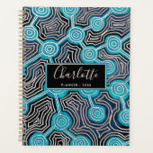 Modern Script Blue 2023 Planner (Voorkant)