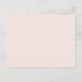 Modern Script Blush Date Night Ideas vrijgezellenf Advieskaart (Achterkant)