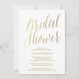 Modern script | Bridal Shower-uitnodiging Kaart