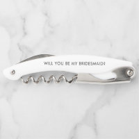 Modern Script Bruidsmeisje Voorstel Cadeau Bridesq