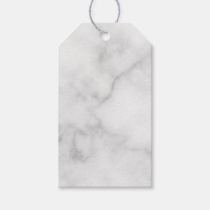 Modern Script Bruiloft Advies & Wensen Wit Marmer Cadeaulabel