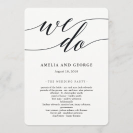 Modern script bruiloft ceremonie programma