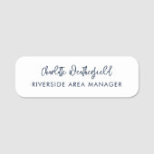 Modern Script Business Custom Naamplaatje (Voorkant)