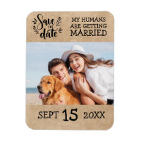 Modern Script Couple Photo Wedding Save the Date