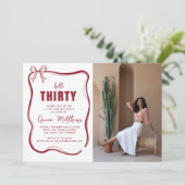 Modern Script Custom Age Birthday Kaart (Staand voorkant)