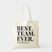 Modern Script Custom Tote Bag for Teachers & Teams (Voorkant)