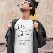 Modern script dat hij het Afstuderen 2023 noemde T-shirt