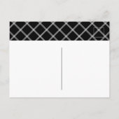 Modern script dat ik heb verplaatst briefkaart (Achterkant)