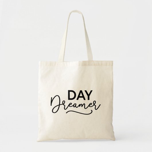 Modern Script Day Dreamweaver Tote Bag (Voorkant)
