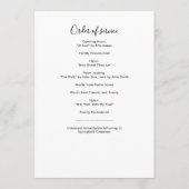 Modern script en foto in liefdevolle herinnering b programma (Achterkant)