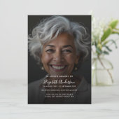 Modern script en foto in liefdevolle herinnering b programma (Staand voorkant)