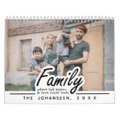 Modern Script Family Life Love Quote & Schattigee Kalender (Hoes)