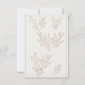 Modern script foto Weddenschap Bedankt kaarten (Achterkant)