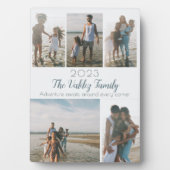 Modern Script Fotocollage Family Memory Keepsake Fotoplaat (voorkant)