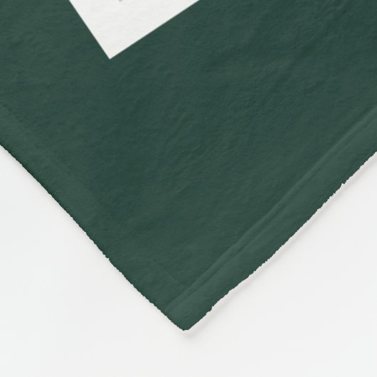 Modern Script Fotocollage Religieuze Kerstmis Fleece Deken (Hoek)