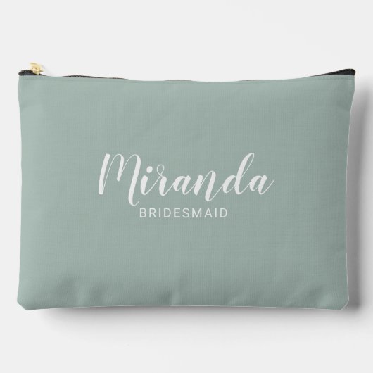 Modern Script gepersonaliseerde bruidsmeisje naam Etui (Voorkant)