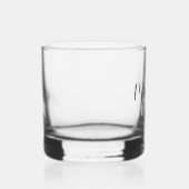 Modern Script gepersonaliseerde bruidsmeisjes naam Whisky Glas (Rechts)