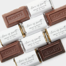 Modern Script gepersonaliseerde bruiloft gunst