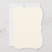 Modern script, goud, huwelijksvlucht receptie kaart (Achterkant)