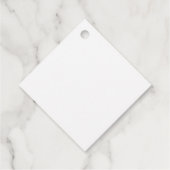 Modern Script Goud Zwart Afstuderen Dank u Bedankjes Labels (Achterkant)