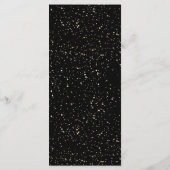 Modern script Graduation party diner menu (Achterkant)