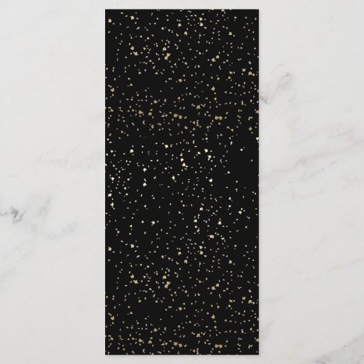 Modern script Graduation party diner menu (Achterkant)