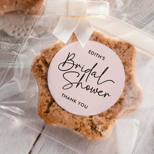 Modern Script Handgeschreven Vrijgezellenfeest Ronde Sticker