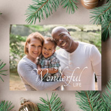 Modern script Het is een prachtige levensfamilie f