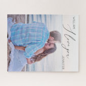 Modern script Ik hou van je foto Legpuzzel (Horizontaal)