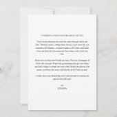 Modern Script Kalender bruidsmeisje voorstel Kaart (Achterkant)