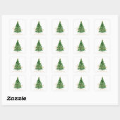Modern script Kerst retour adres labels (Vel)