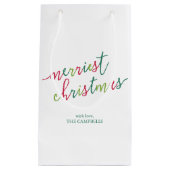 Modern script "Kerst van de Kerst" Klein Cadeauzakje (Voorkant)