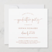 Modern script | Klasse van de 2025 Graduation Part Kaart (Voorkant)