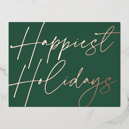 Modern script maakt Feestdagen Business Roos Gold (Voorkant)