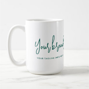 Modern Script Merk Bedrijfsnaam Koffiemok