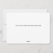 Modern Script Merry and Married Pas getrouwd Coupl Feestdagenkaart (Achterkant)