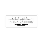 Modern script met Creëer je eigen liefde Rubberstempel (Gestempeld)