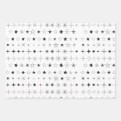 Modern script minimalistisch inpakpapier vel (Voorkant 3)