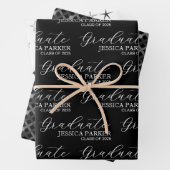 Modern script minimalistisch inpakpapier vel (In situ)