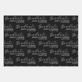 Modern script minimalistisch inpakpapier vel (Voorkant)