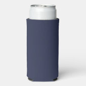 Modern Script Navy Blue Personalized Groomsmen (Seltzer Achterkant)