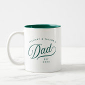 Modern Script Papa Mok Vaderdag Aangepaste tekst (Links)