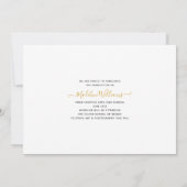 Modern Script Photo Collage 2025 Afstuderen Aankondiging (Achterkant)