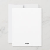 Modern script Prettige feestdagen Verticaal getand Feestdagenkaart (Achterkant)