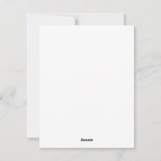 Modern script Prettige feestdagen Verticaal getand Feestdagenkaart (Achterkant)