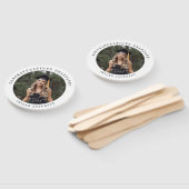 Modern Script Senior Photo Graduation  Handwaaier (Niet-gemonteerd)