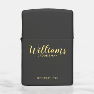 Modern script - speciaal gepersonaliseerd Groomsma