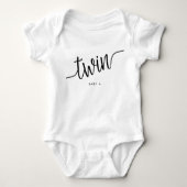 Modern Script Twin Romper (Voorkant)
